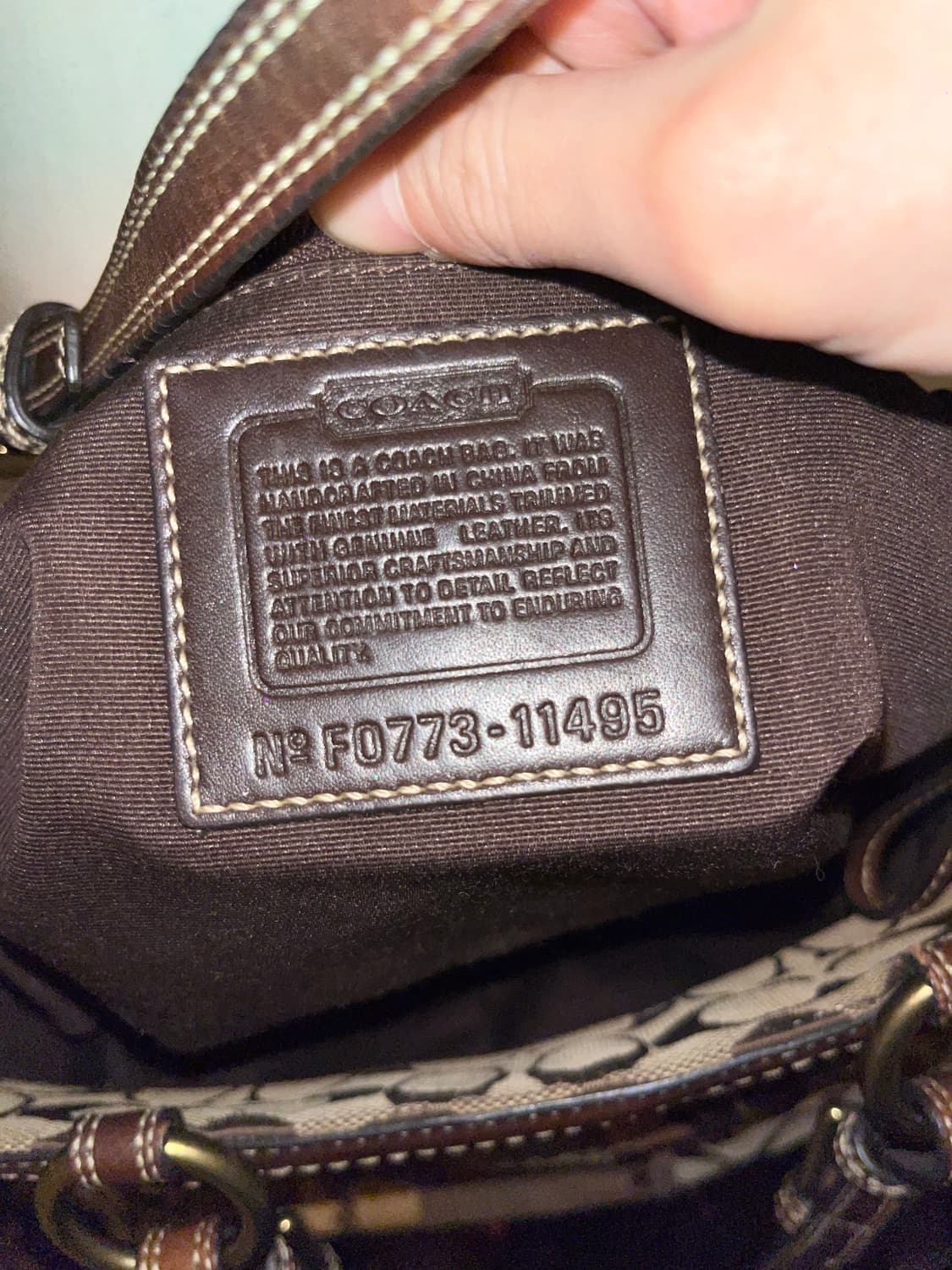 Coach Patchwork bag 상품이미지8