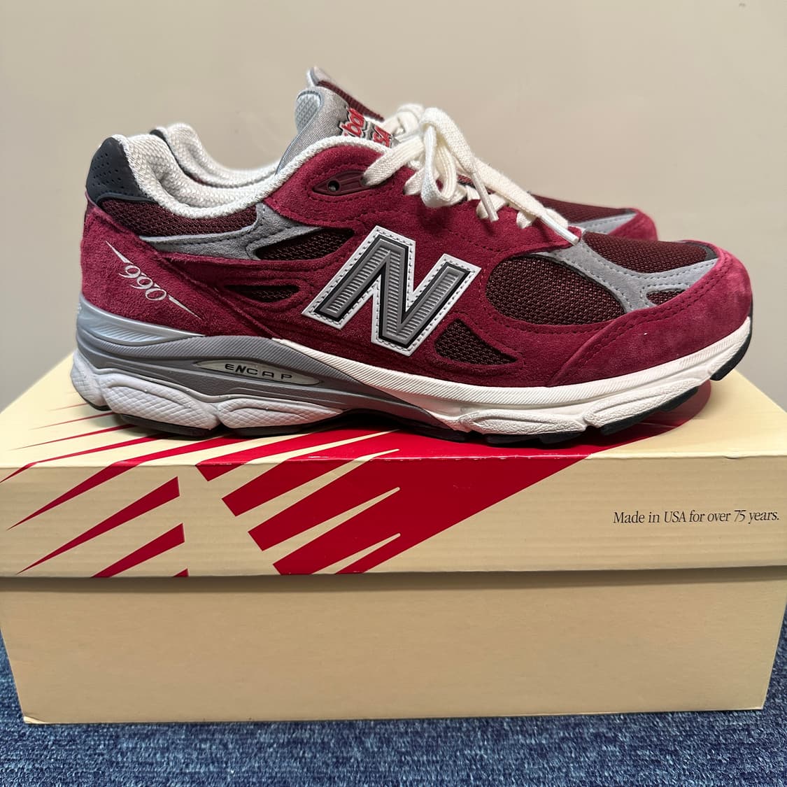 [260] 뉴발란스 990v3 스칼렛 마블헤드 상품이미지5