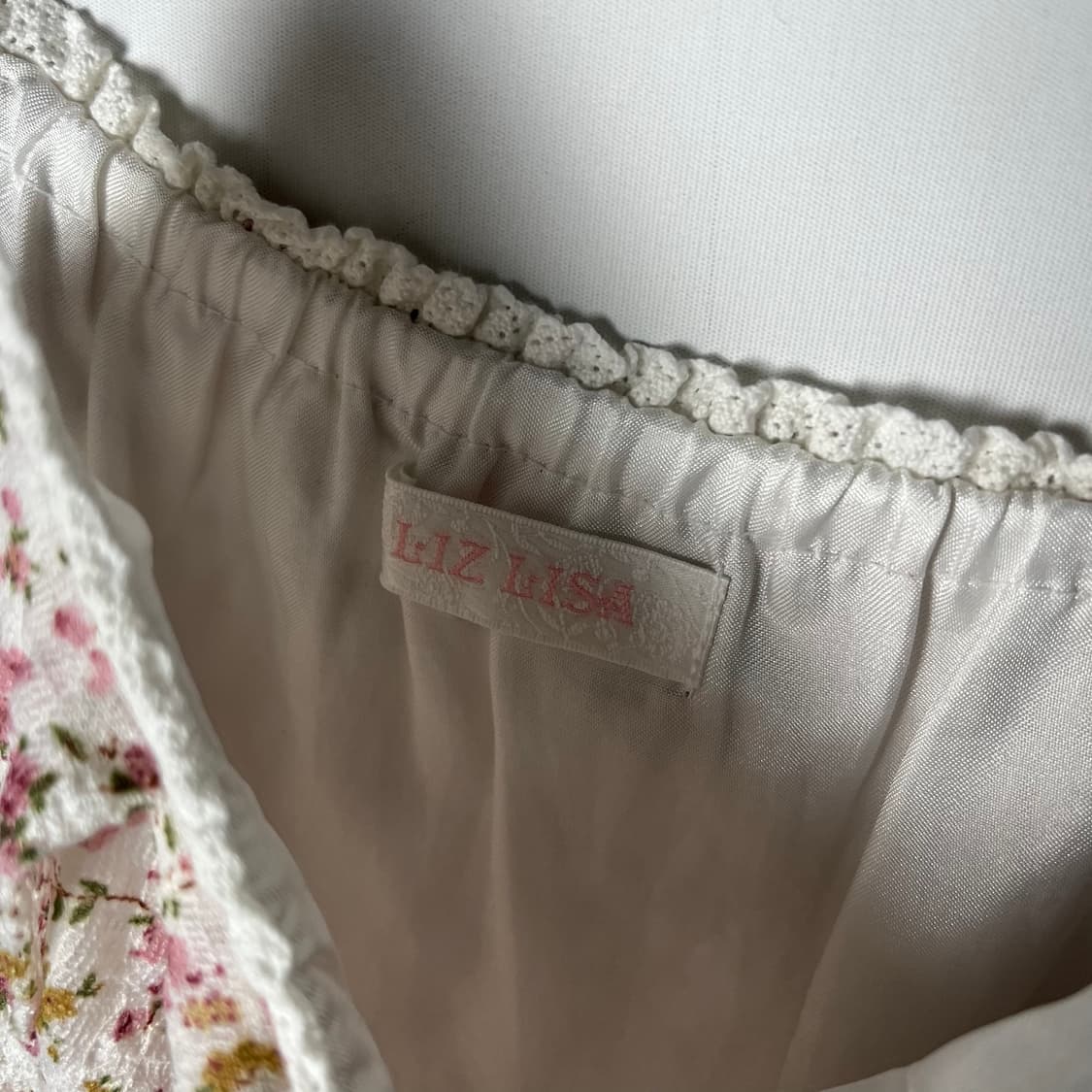 [LIZ LISA] 리즈리사 플로럴 프릴 끈 원피스 상품이미지4