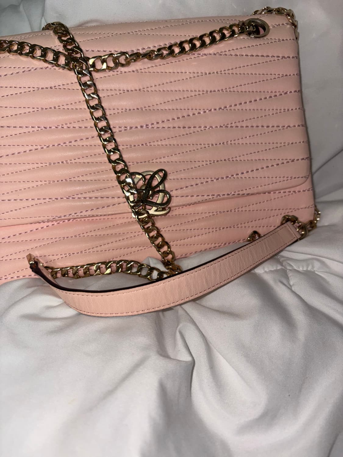 루이까또즈 핑크 체인 크로스백 상품이미지2