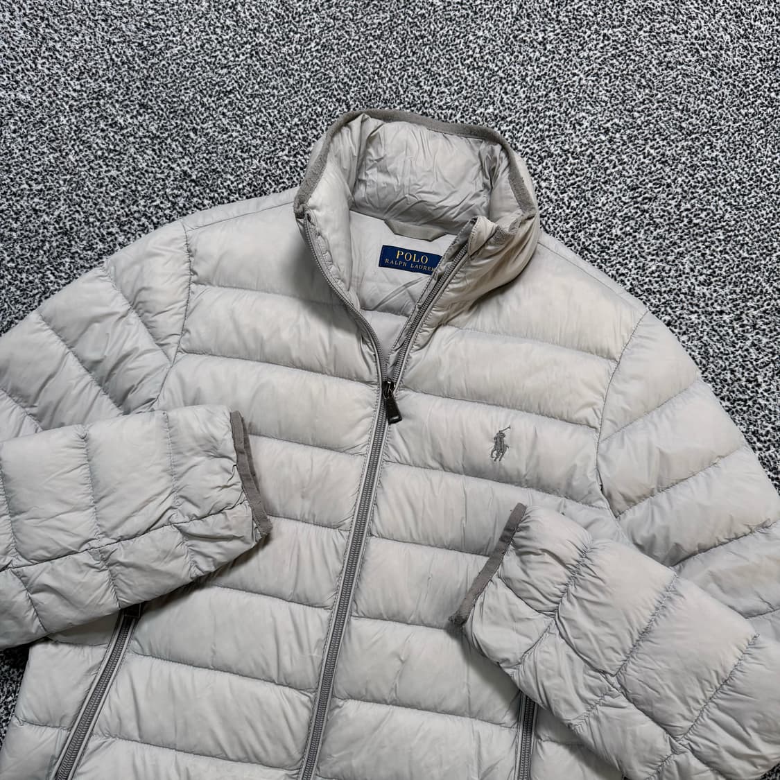 Name : 폴로 랄프로렌 시그니처로고 그레이컬러 경량패딩 :) 상품이미지2