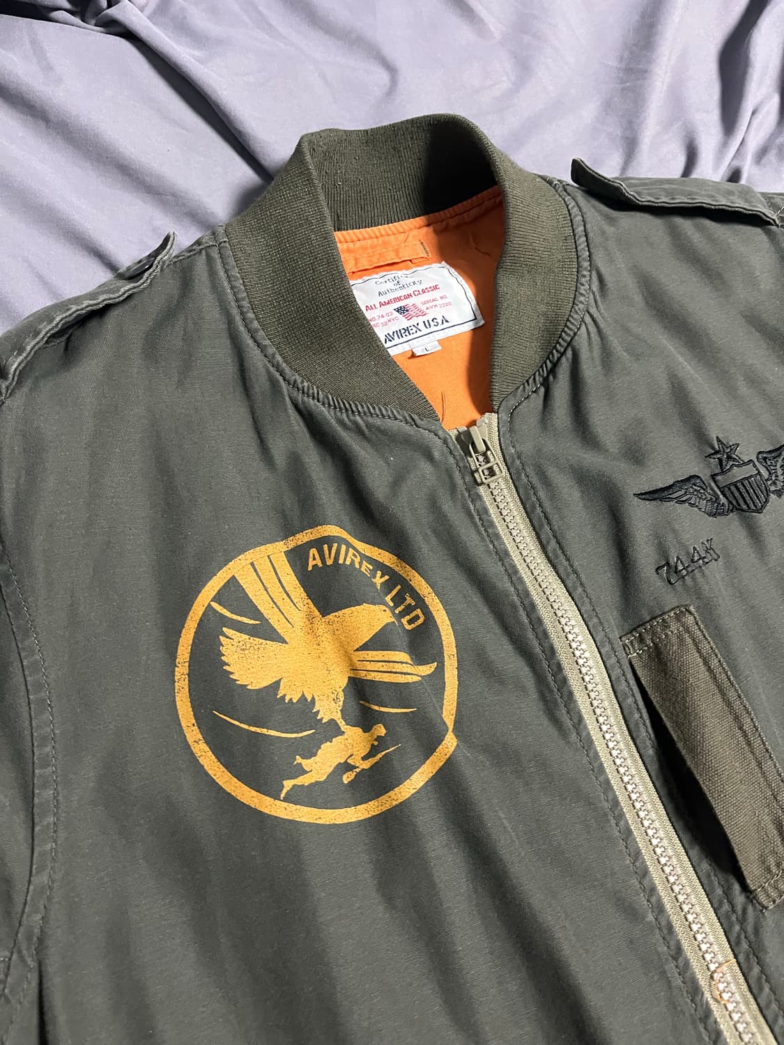 아비렉스 코튼 팬텀 마원 L  상품이미지2