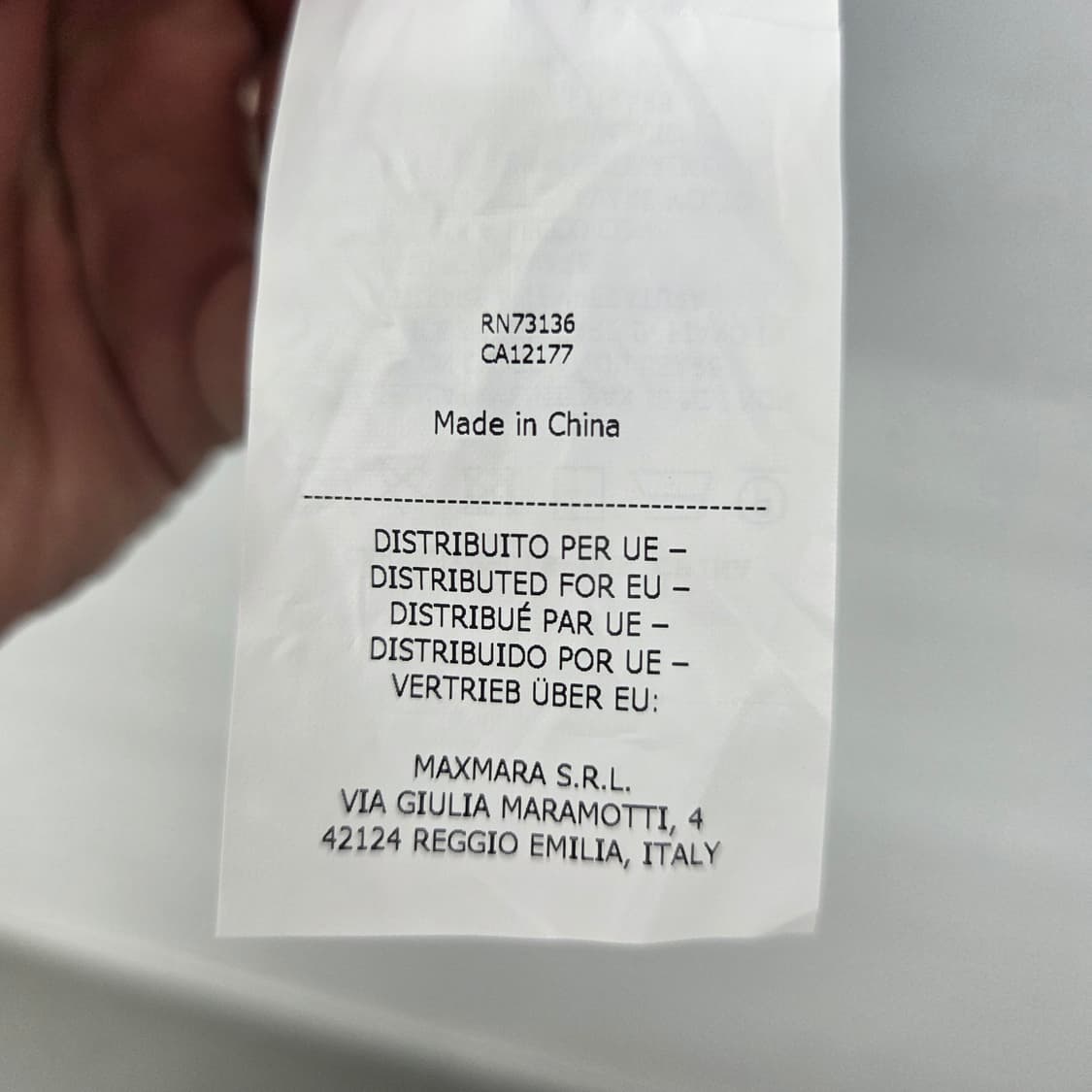 Max mara 막스마라 블루 패턴 반팔 티셔츠여s 상품이미지6