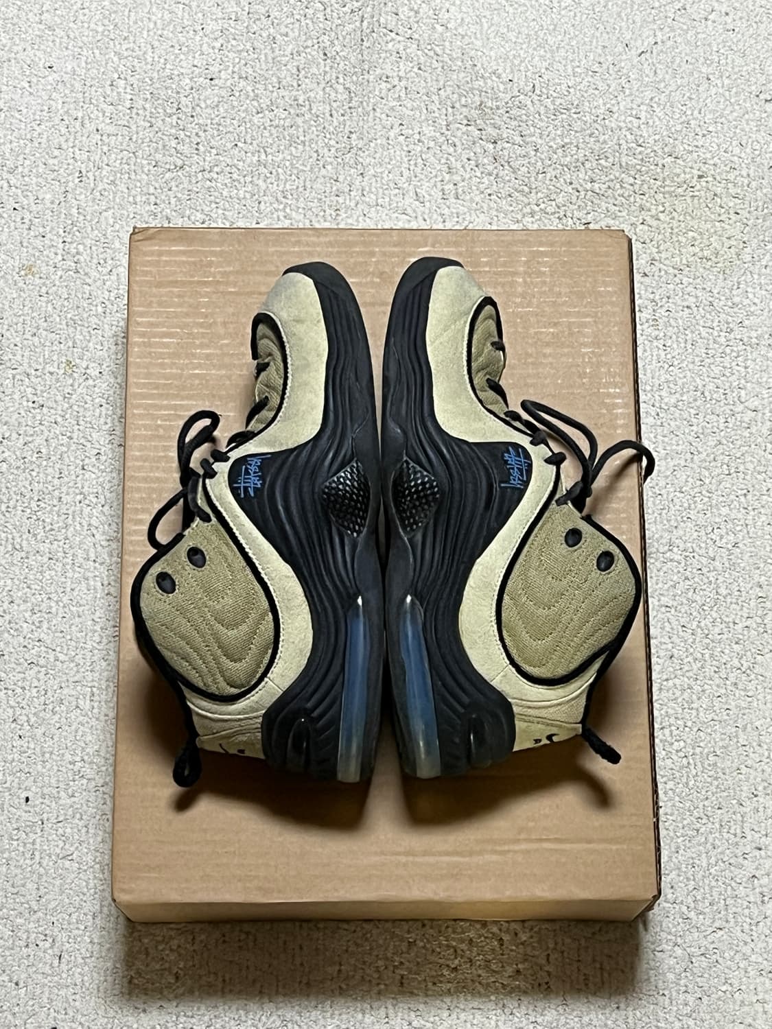 나이키 x 스투시 에어 페니 2 라탄 앤 라임스톤 상품이미지4