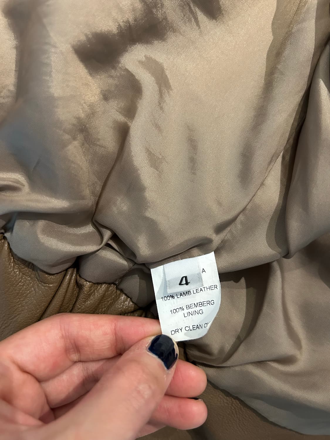 maryam nassir zadeh 램 가죽 자켓 상품이미지9