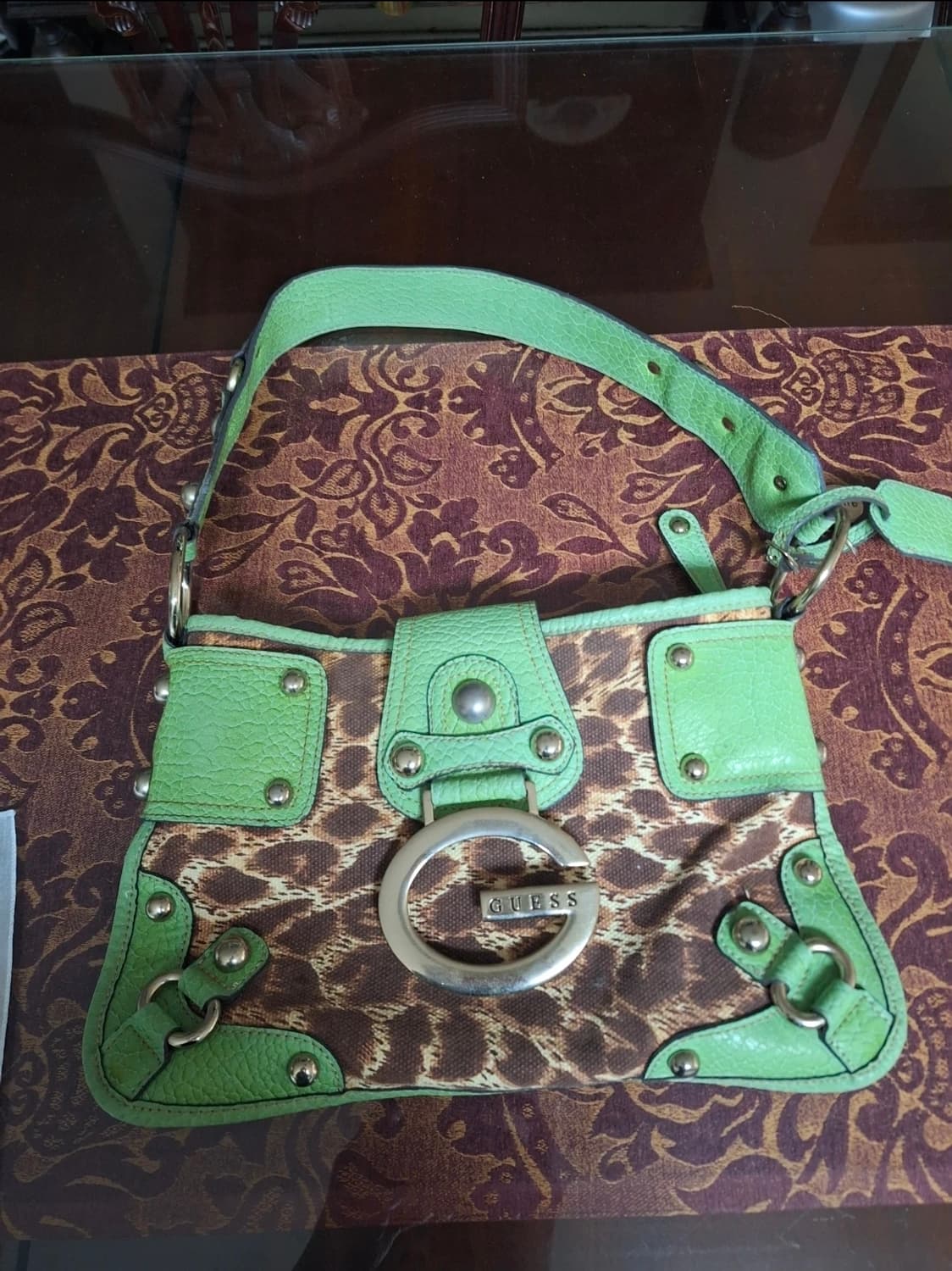  GUESS게스 Y2k 레오파드 숄더백 상품이미지2