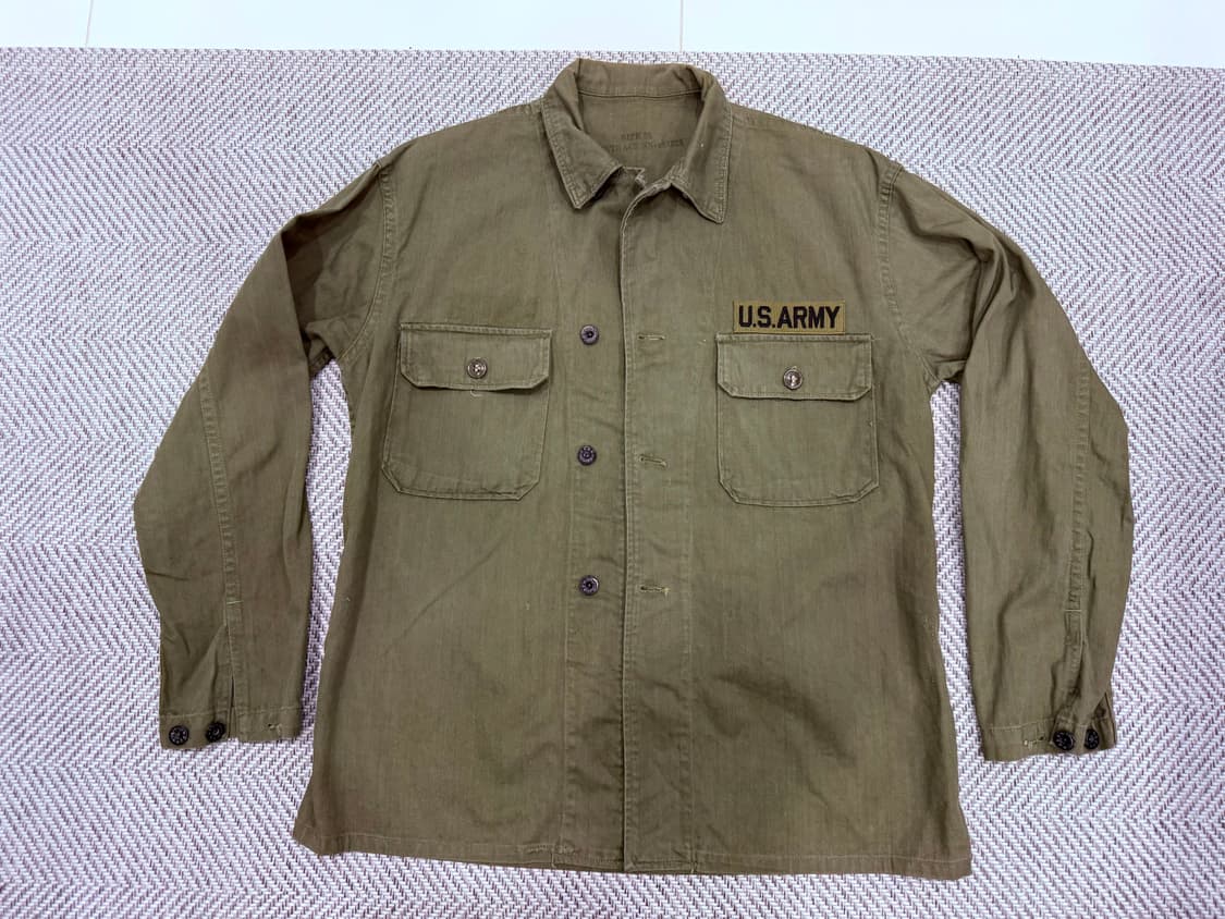 (초레어 소장용) 미군 HBT 셔츠 자켓 38 상품이미지1