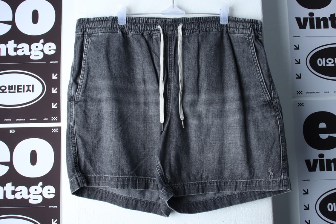 W(XL) 폴로 랄프로렌 반바지 팬츠 밴딩 워싱 돌청 포니-P9996 상품이미지2