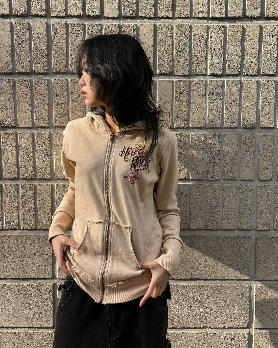 하드 락 카페 프린팅 후드집업 상품이미지6