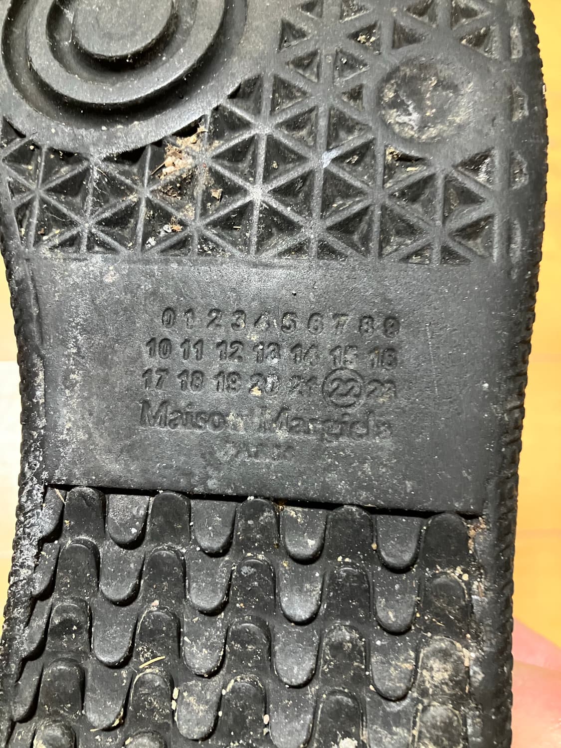 Margiela 독일군 페인티드 레플리카 블랙슈즈 43 상품이미지4