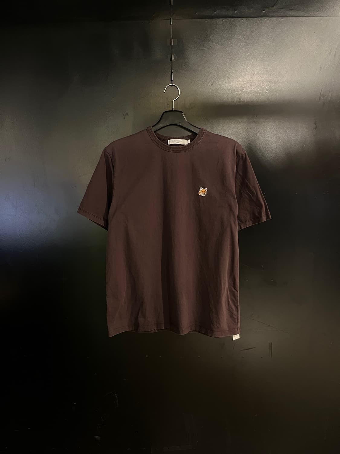 메종키츠네 폭스 헤드 초콜릿 반팔 티셔츠 상품이미지1