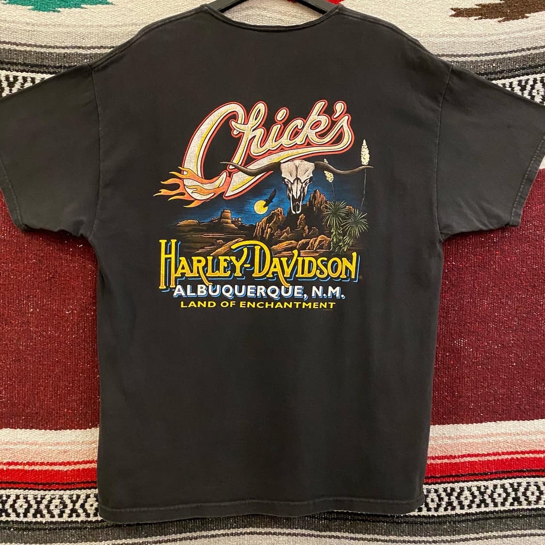 Made in USA 할리데이비슨 칙스 반팔티 상품이미지5