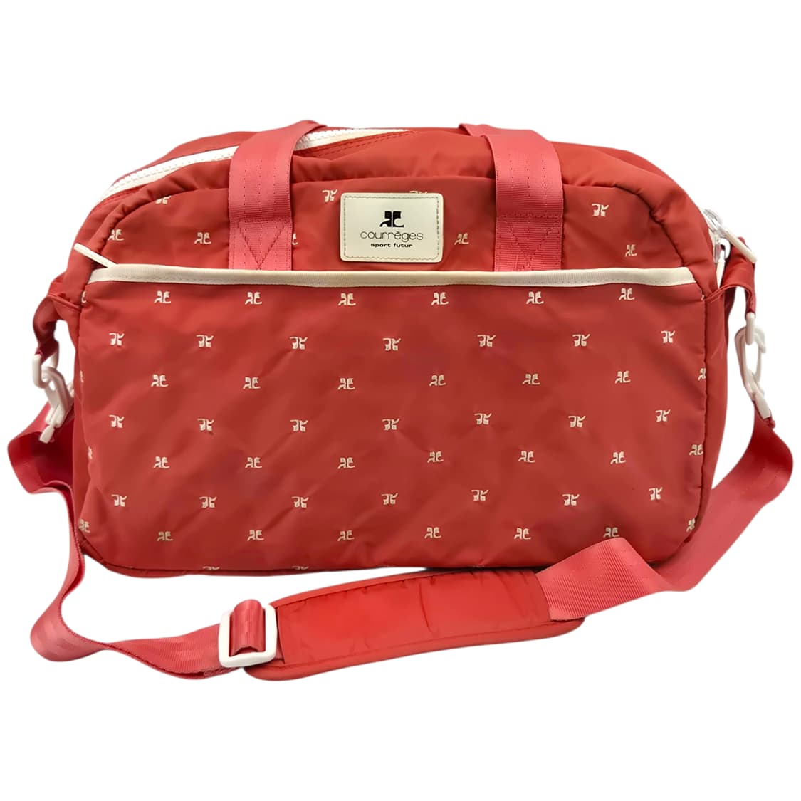 90s 꾸레쥬 퓨처 스포티 나일론 3way 보스턴백 상품이미지1