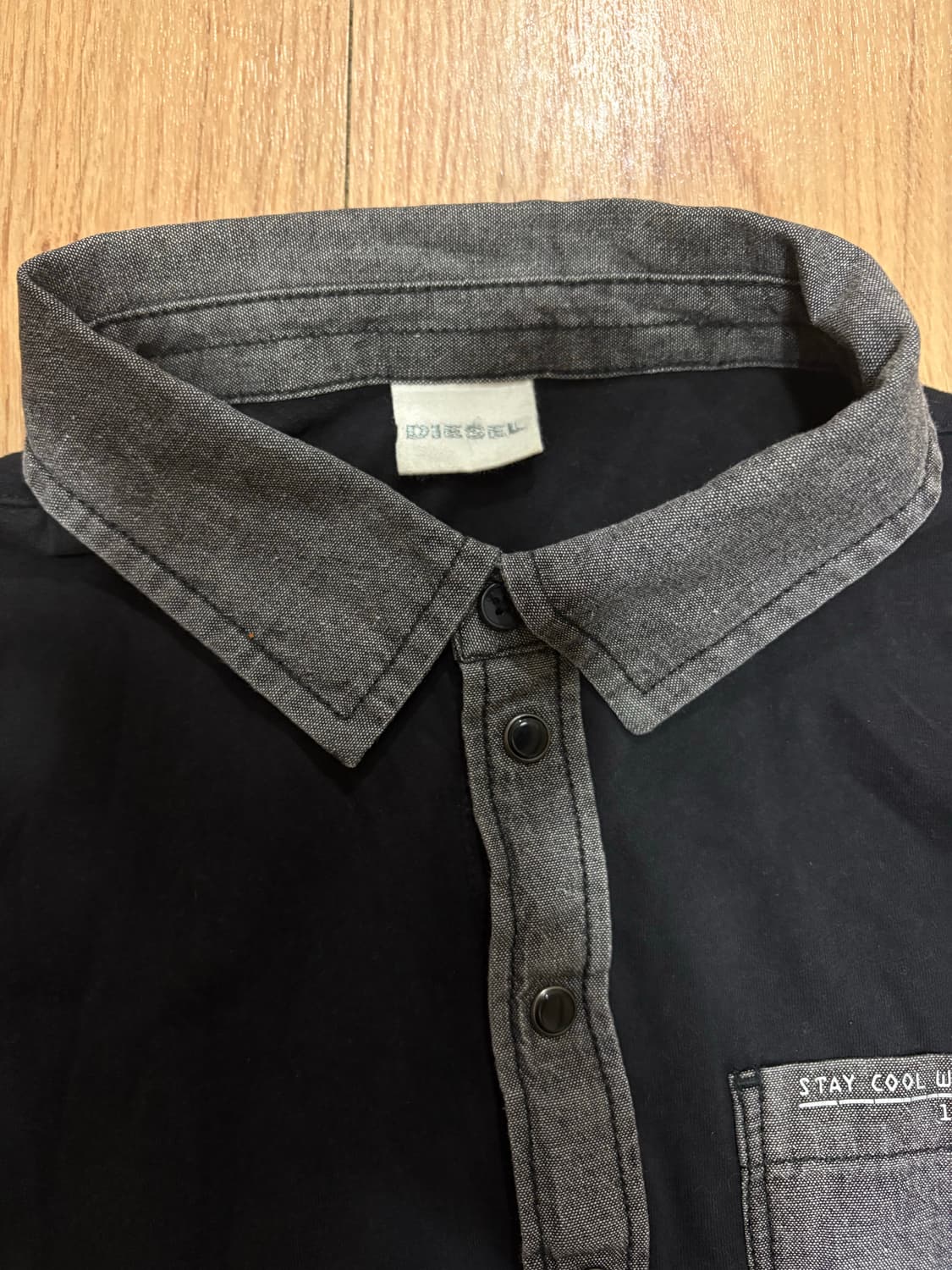 디젤 긴팔 티셔츠 카라티  상품이미지3