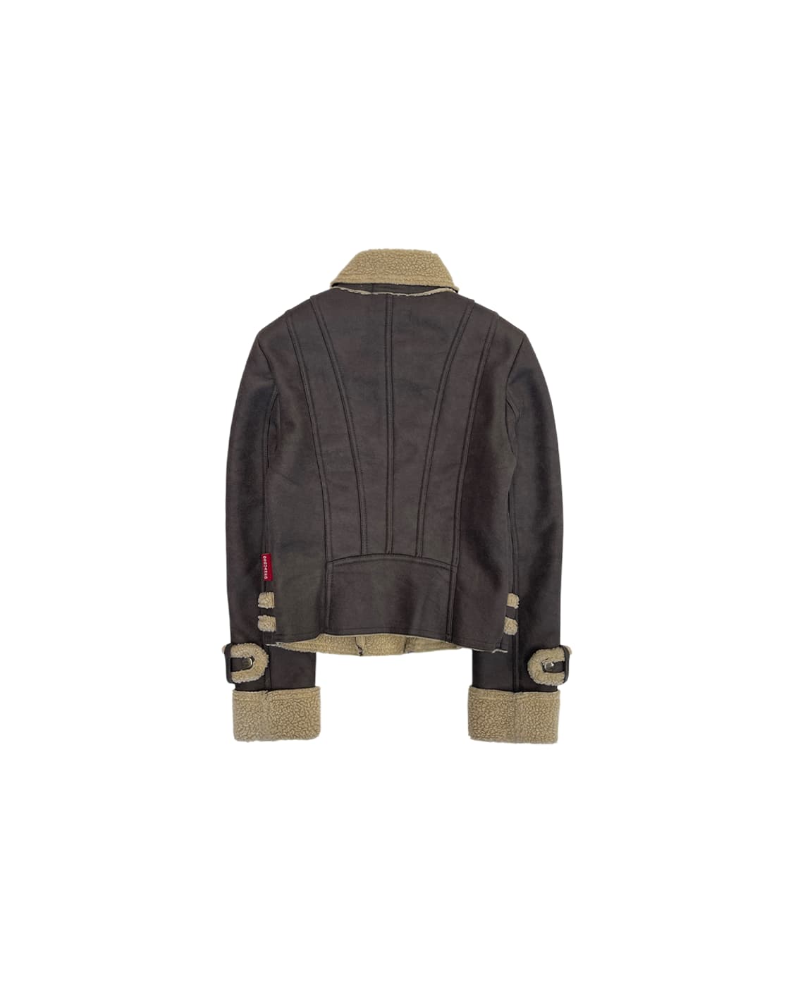 디스퀘어드2 09AW 송아지 가죽 세어링 라이더 자켓 상품이미지5