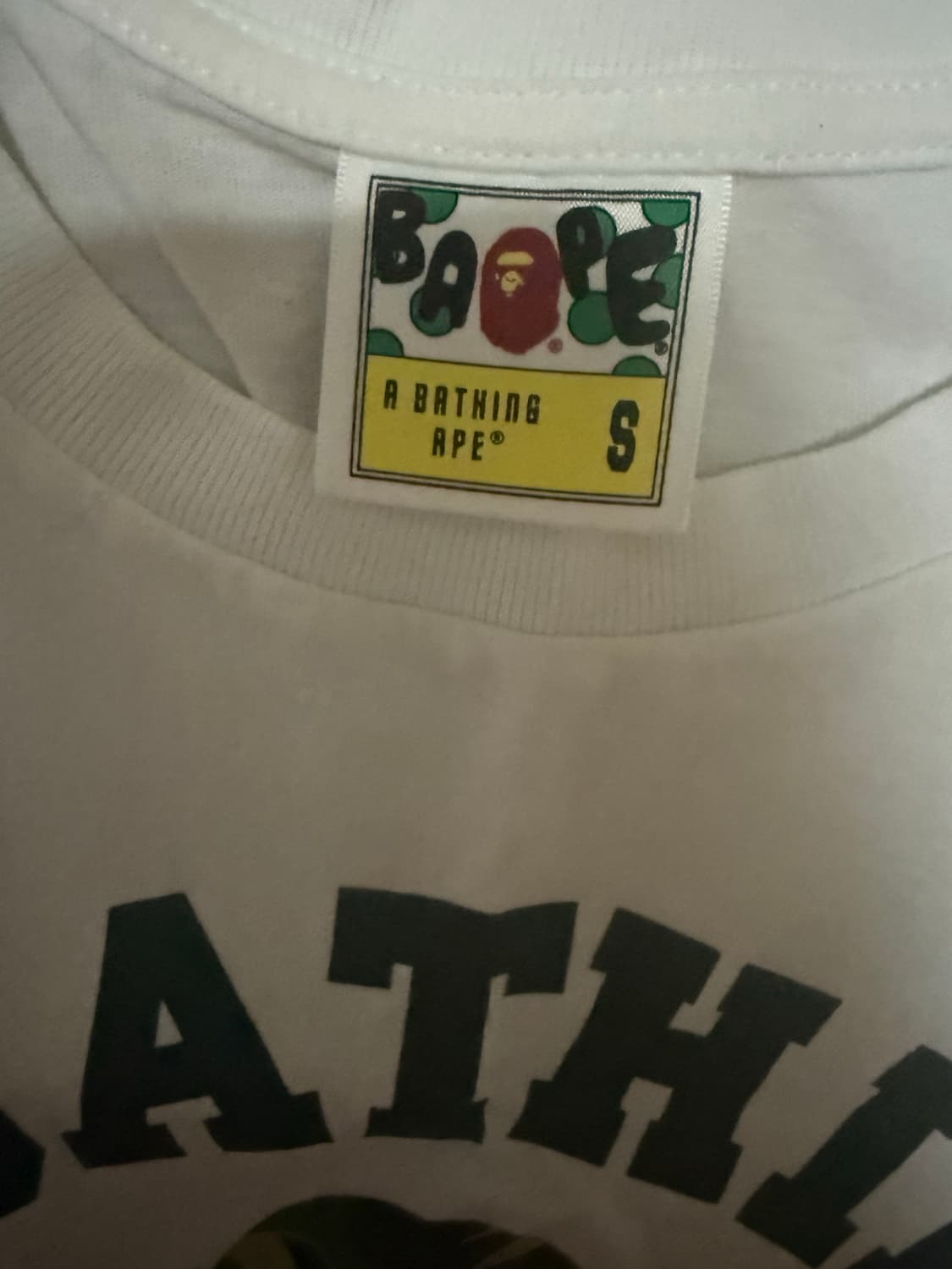 베이프 카모 반팔티 S 상품이미지2