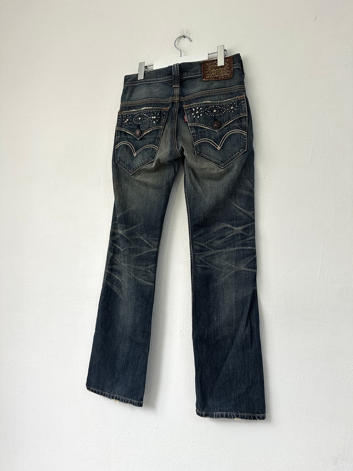 리바이스 502 젬스톤 워싱 웨이브진 상품이미지7