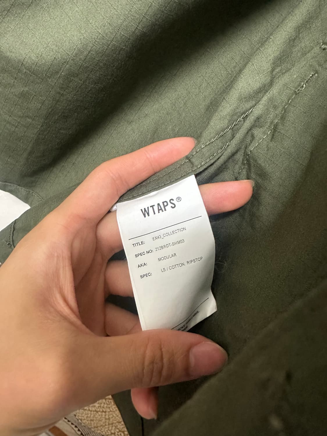 WTAPS EX43 모듈러 셔츠 상품이미지5