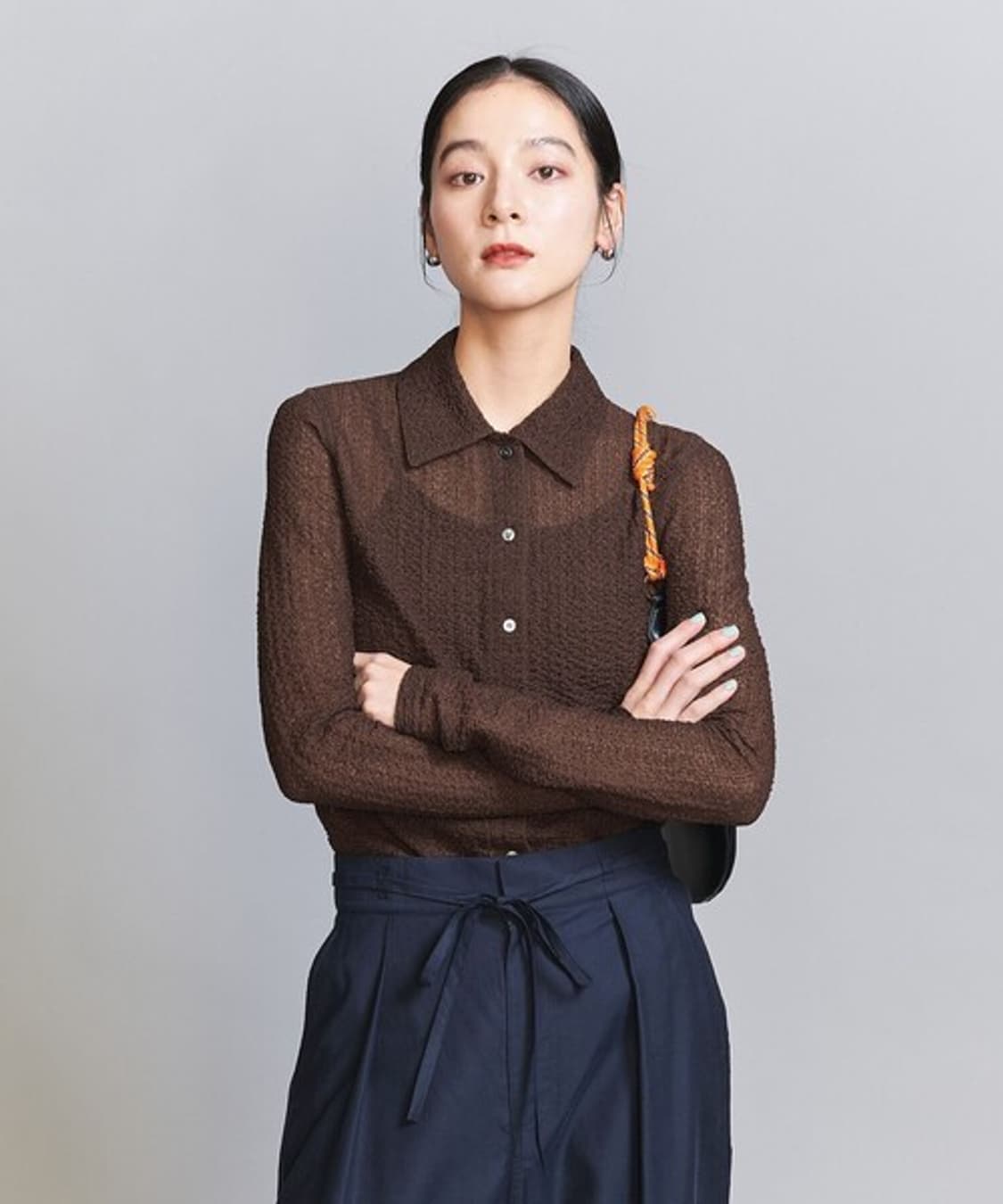 BEAUTY&YOUTH UNITED ARROWS Lace Shirt 상품이미지6