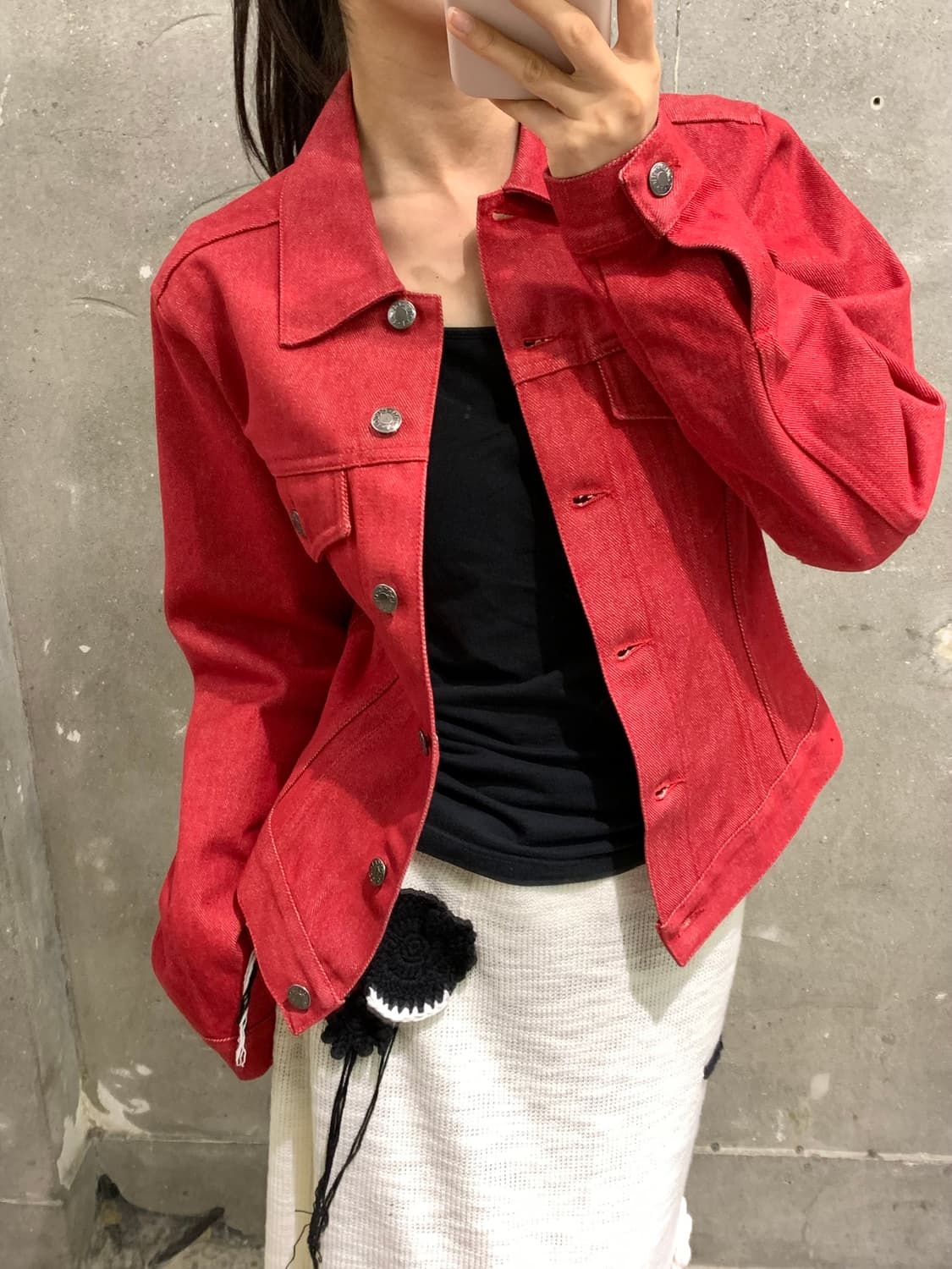 Gucci 구찌 레드 데님 트러커 자켓 상품이미지1