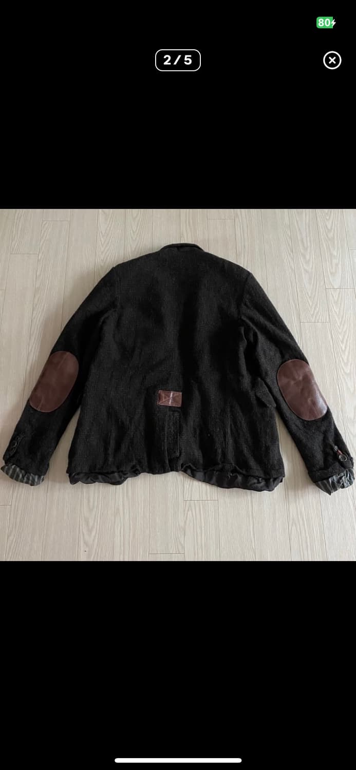 준야와타나베 축융 울 패치워크 자켓 구매합니다 상품이미지2