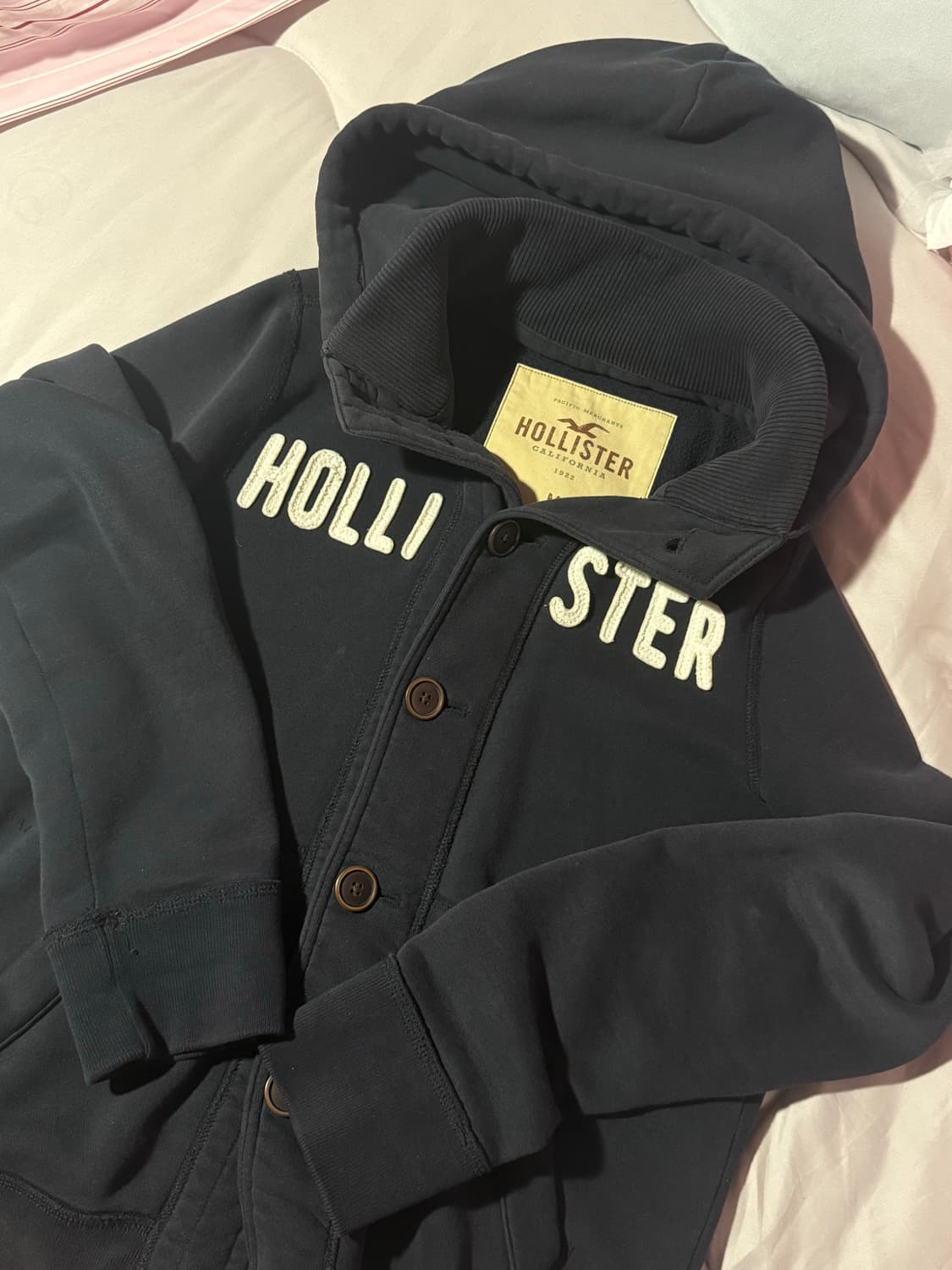 홀리스터 후드집업 네이비 상품이미지1