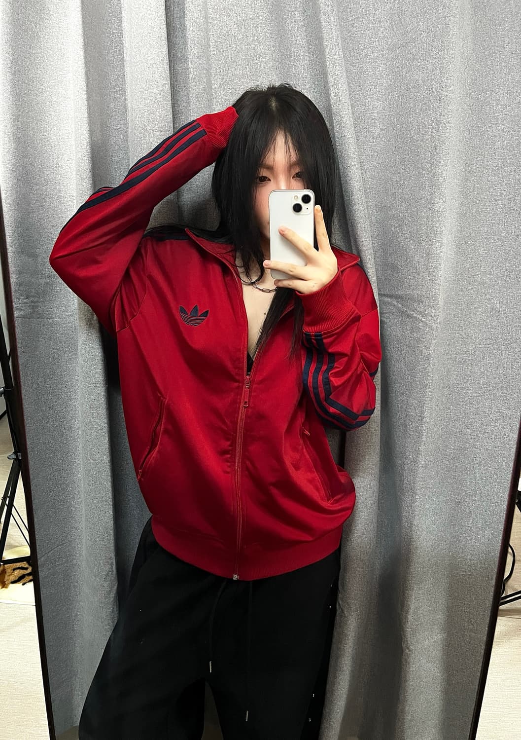 아디다스 오리지널스 파이어버드 트랙탑 레드 105 상품이미지1