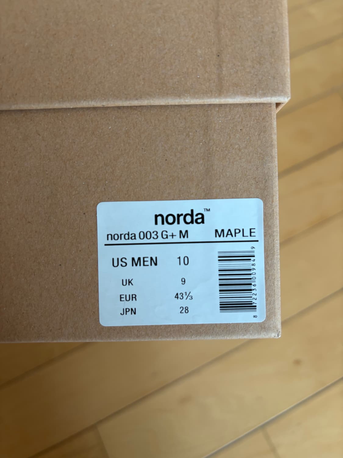 노다(norda) 003 G+ MAPLE 280사이즈 상품이미지9