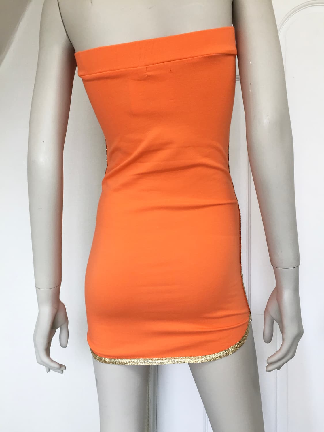 Vivid Orange Sporty Stud Tank Top 상품이미지5