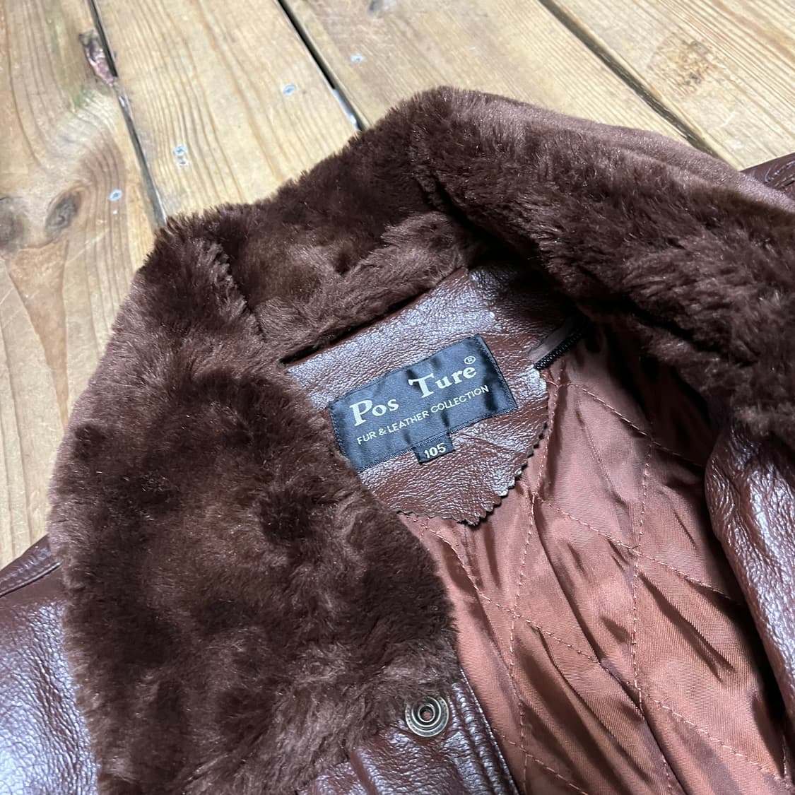 빈티지 가죽 자켓  상품이미지2