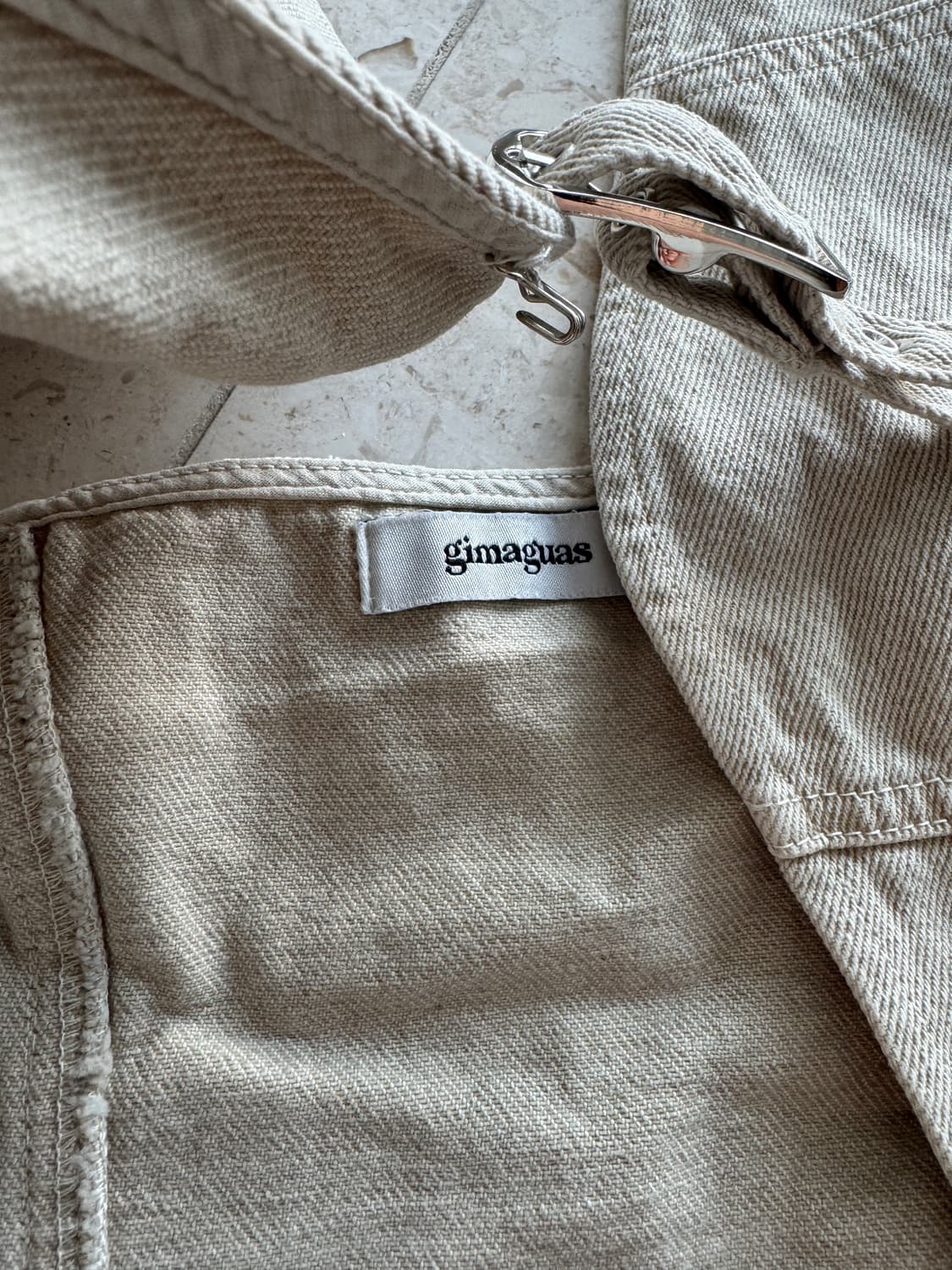 기마구아스 Gimaguas 홀터넥 크롭 탑 s 실착 1회 상품이미지3