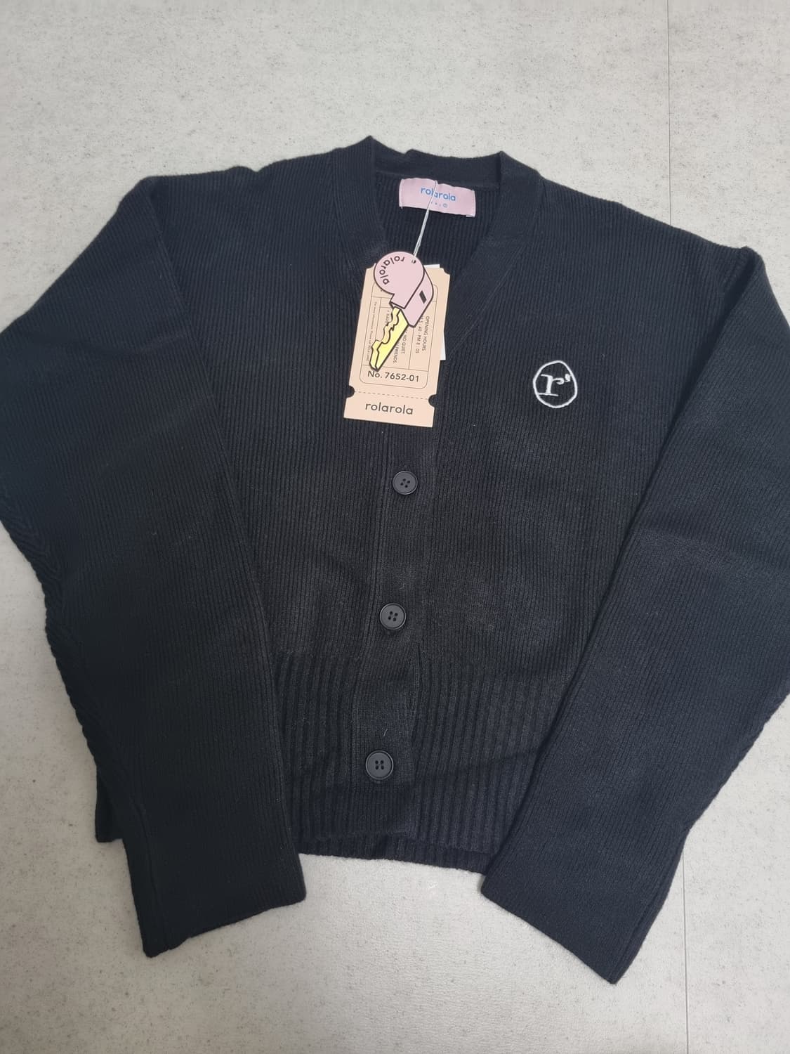 로라로라 가디건 블랙 (새상품) 상품이미지5