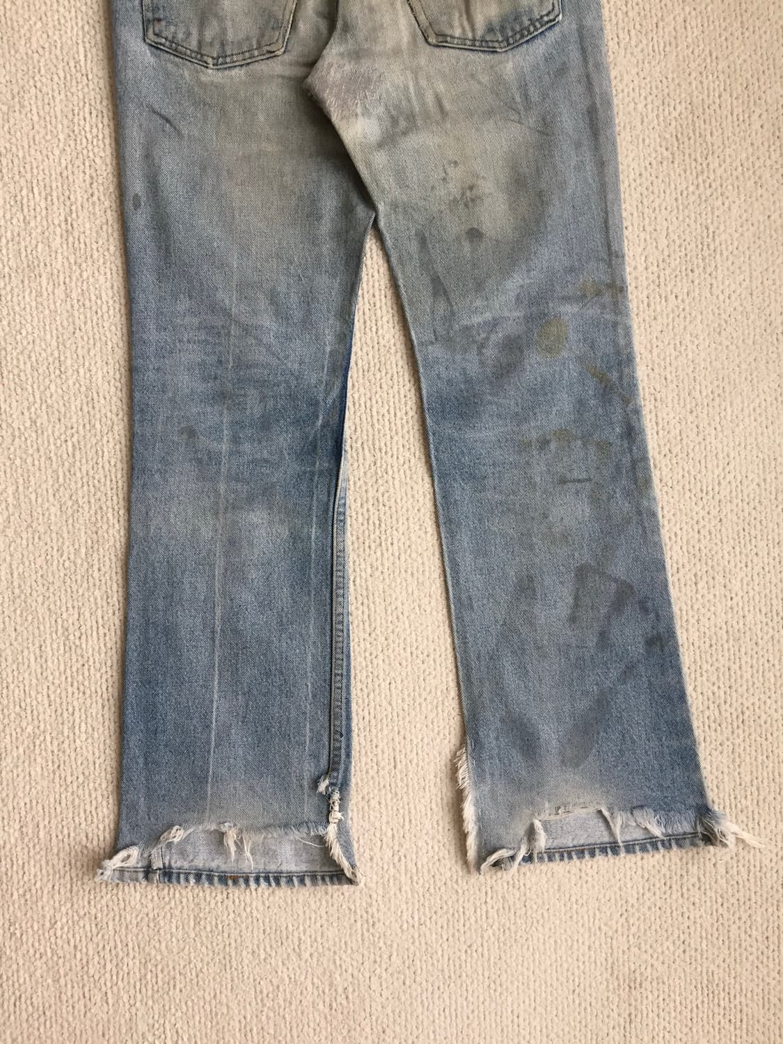80‘s levis 리바이스 517 부츠컷 데님 굿에이징 상품이미지8