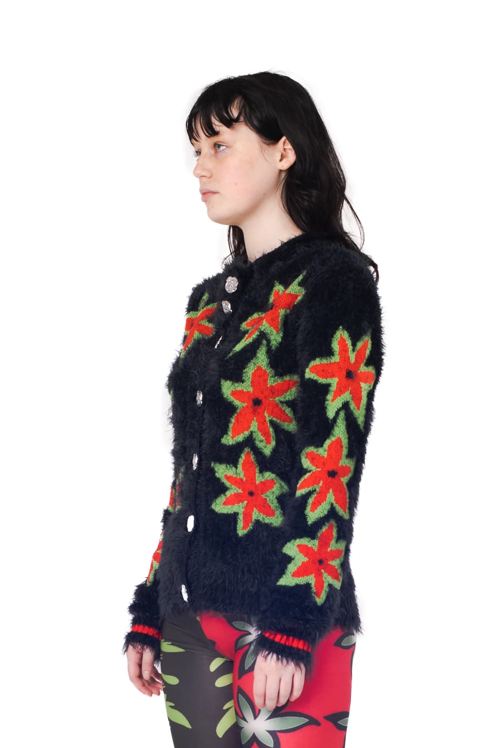 [M] 초포바로위나 플라워 가디건 상품이미지2