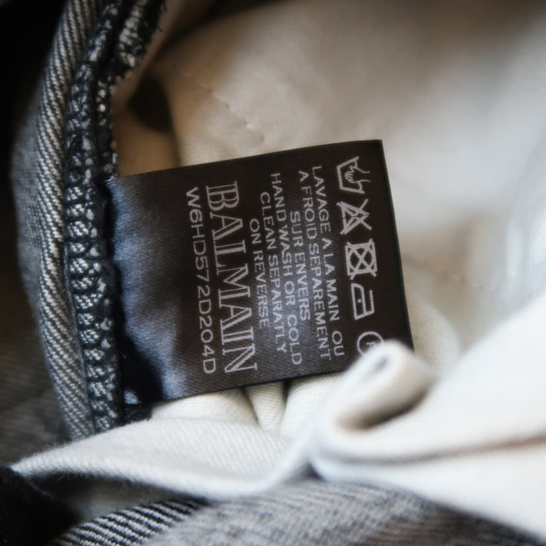 발망 블랙 바이커 진 상품이미지7