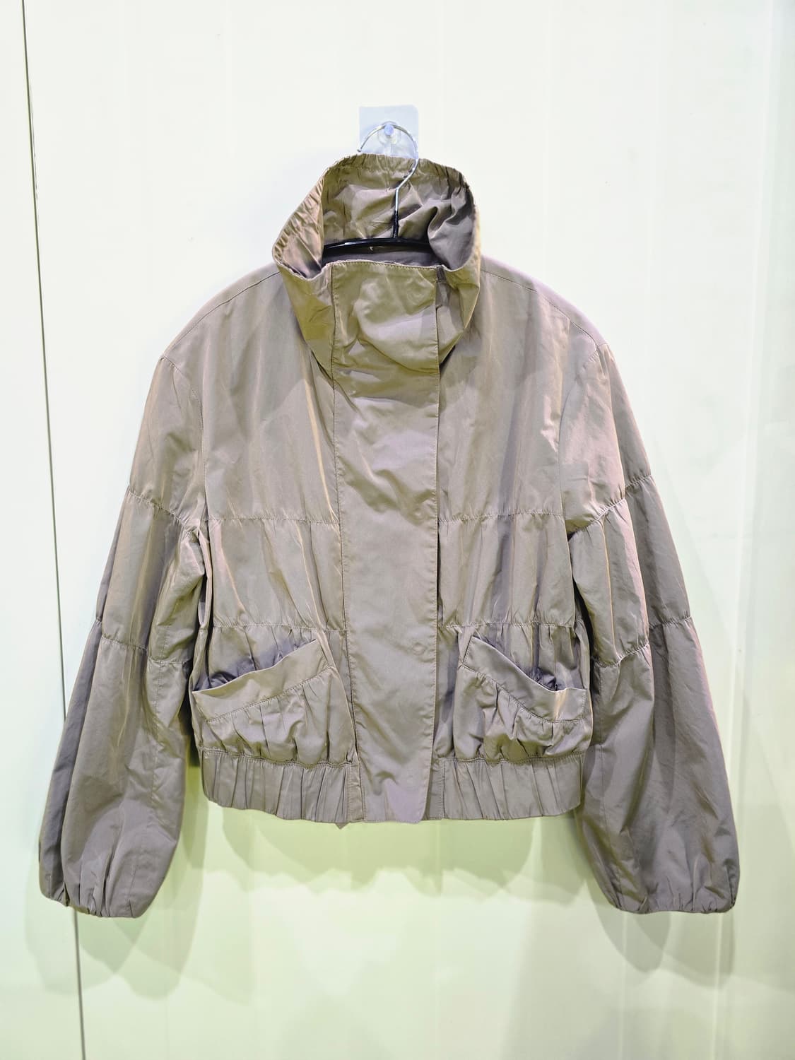 시스템 벌룬핏 크롭 점퍼 상품이미지1