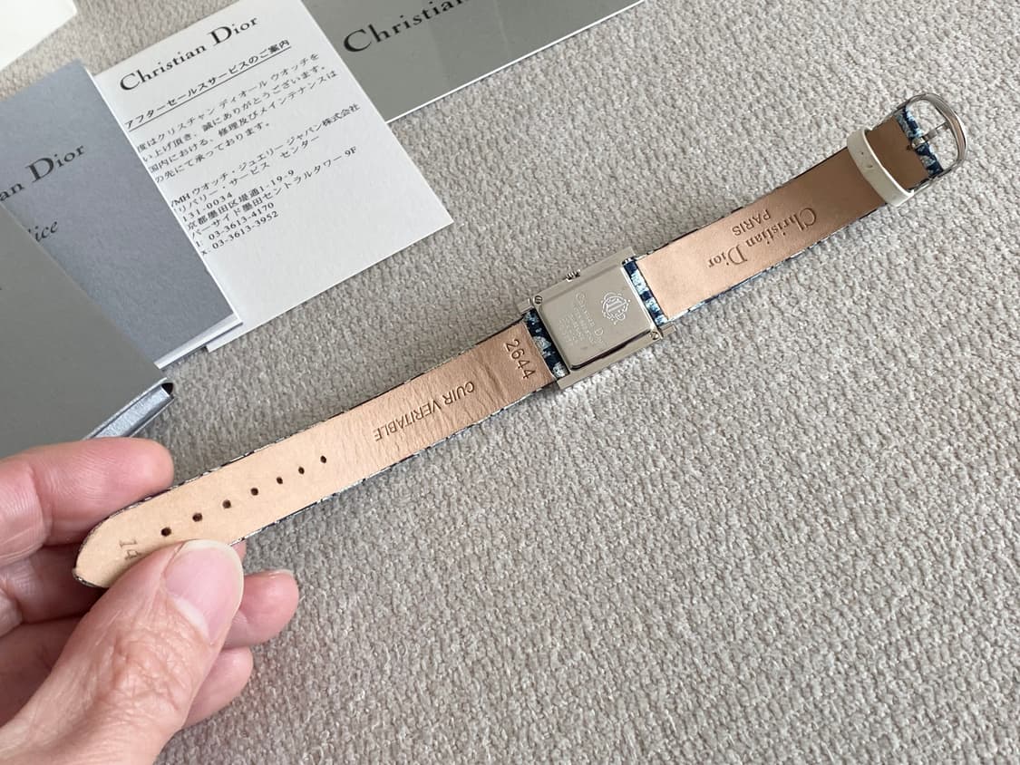 크리스찬 디올 마리스 화이트 자개 다이얼 쿼츠 스몰 사이즈 상품이미지8