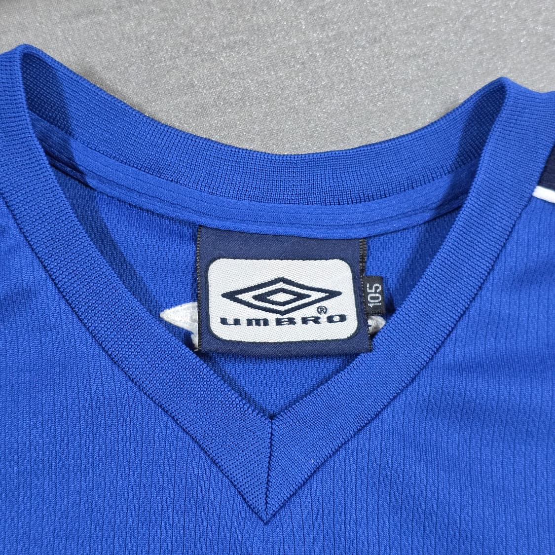 105 엄브로 올드스쿨 반팔 져지 블루 상품이미지5