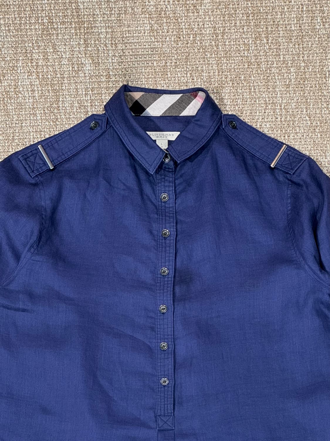 버버리 린넨 셔츠 상품이미지2