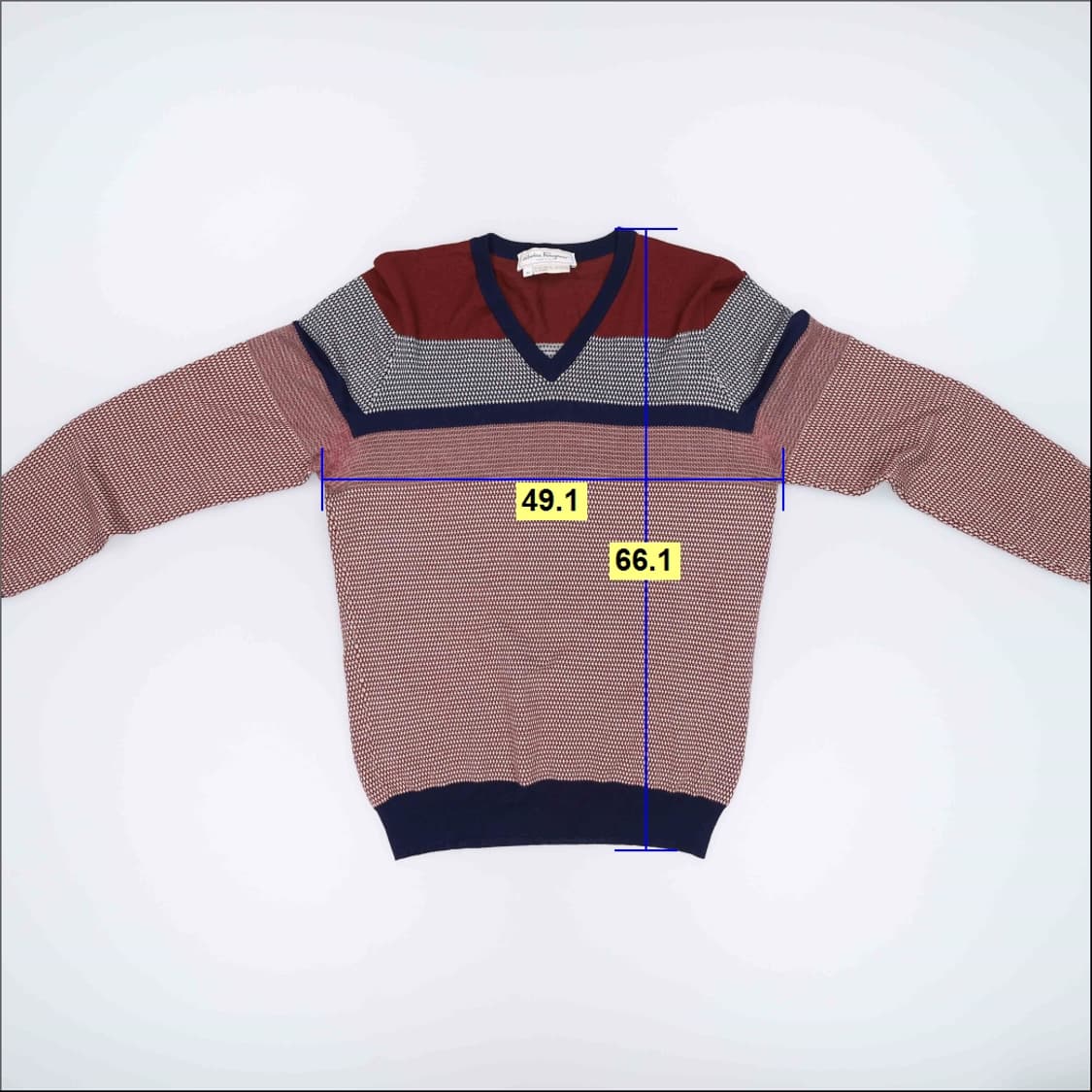 M 페라가모 스트라이프 니트 0429H 상품이미지5