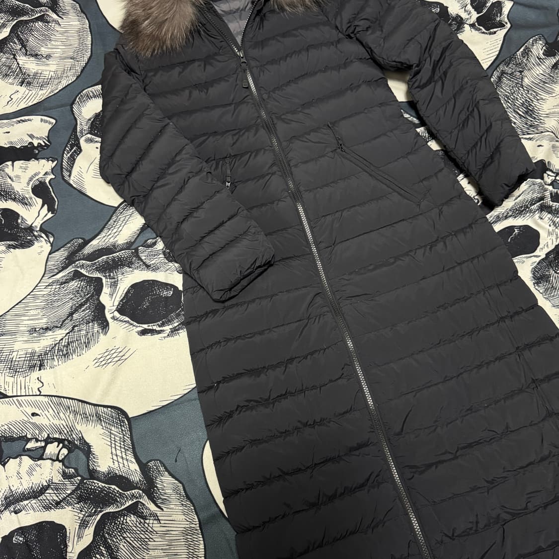 코오롱 구스다운 경량 롱패딩 여성 M 90 사이즈 상품이미지3