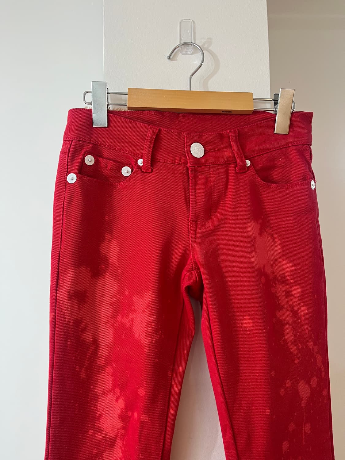 q.co.co tie-dye bellbottom pants 상품이미지2