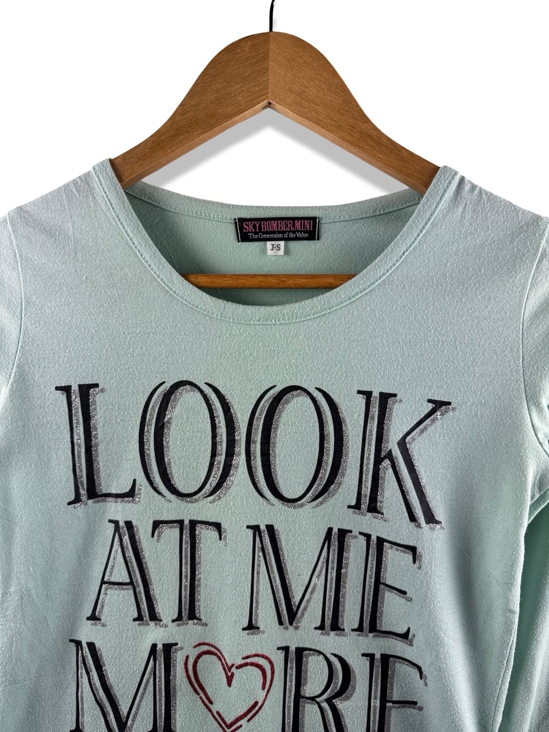 JPN 키치 핀터 민트 롱슬리브1809 상품이미지3