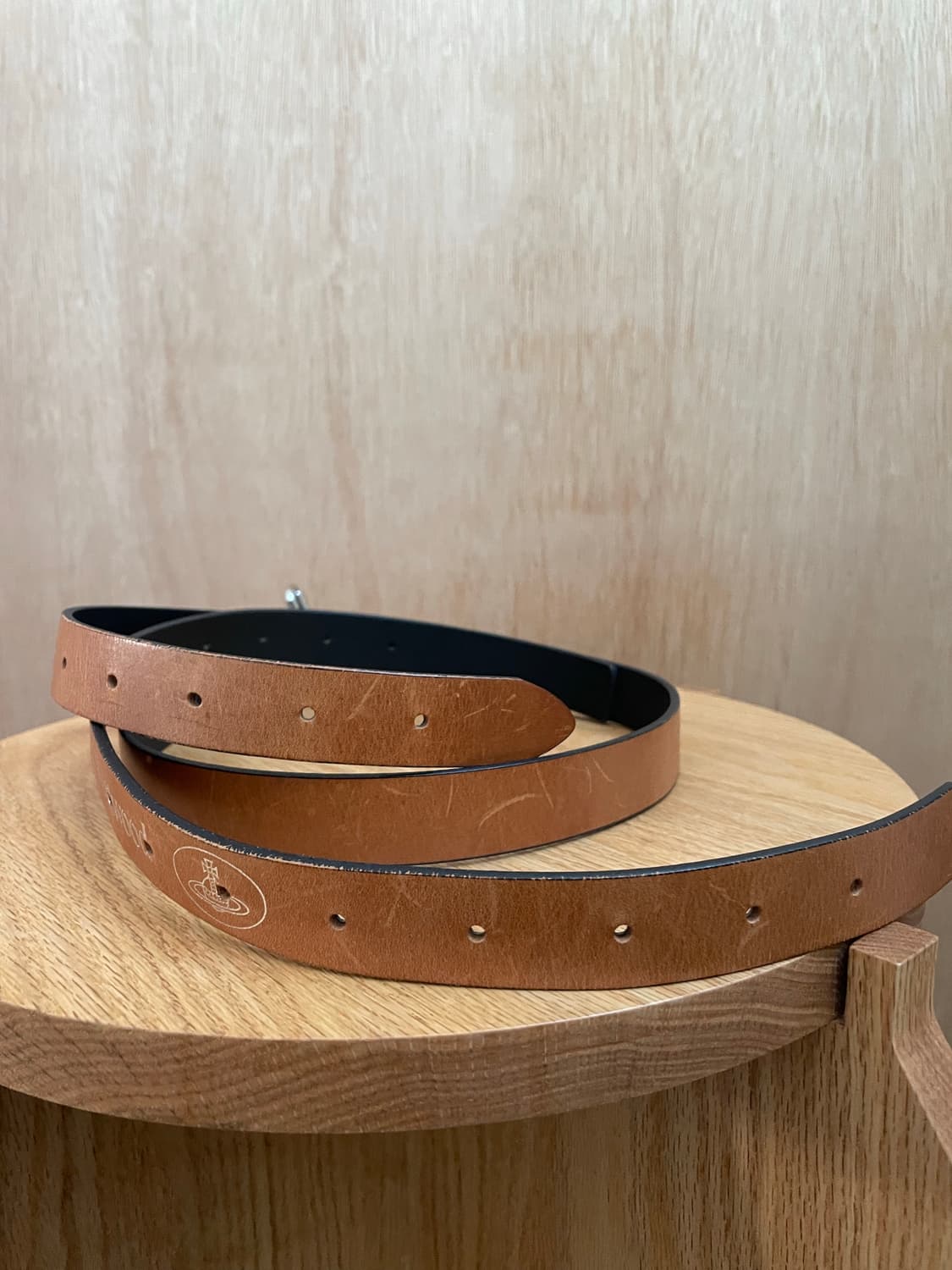 비비안웨스트우드 더블 라인 벨트 상품이미지4