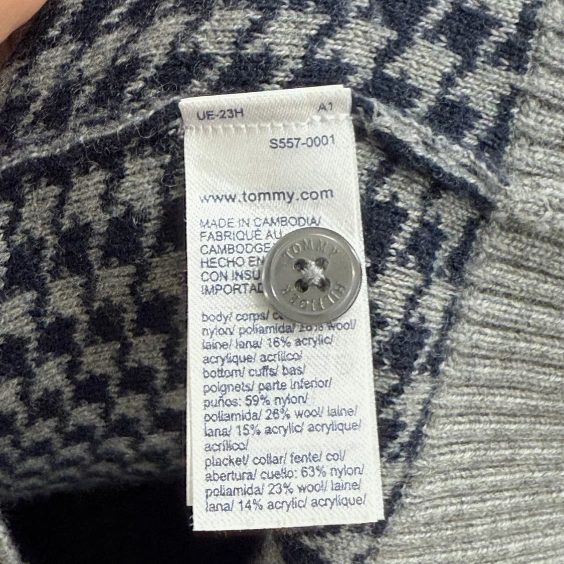타미힐피거 하운드투스 긴팔 카라 니트 (XL) 상품이미지3