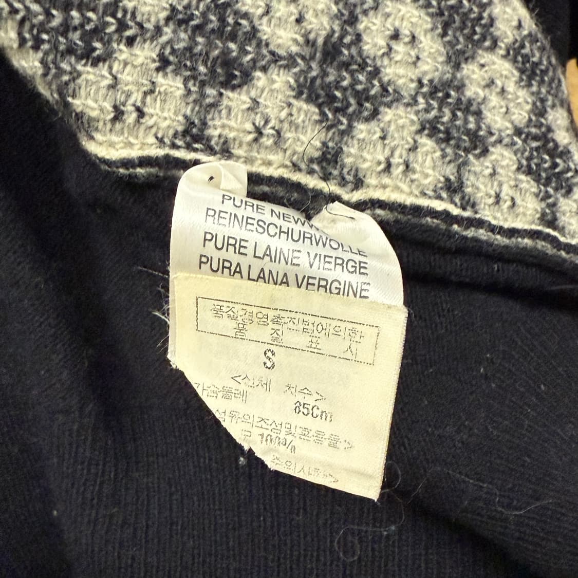 버버리 체크 가디건 상품이미지6