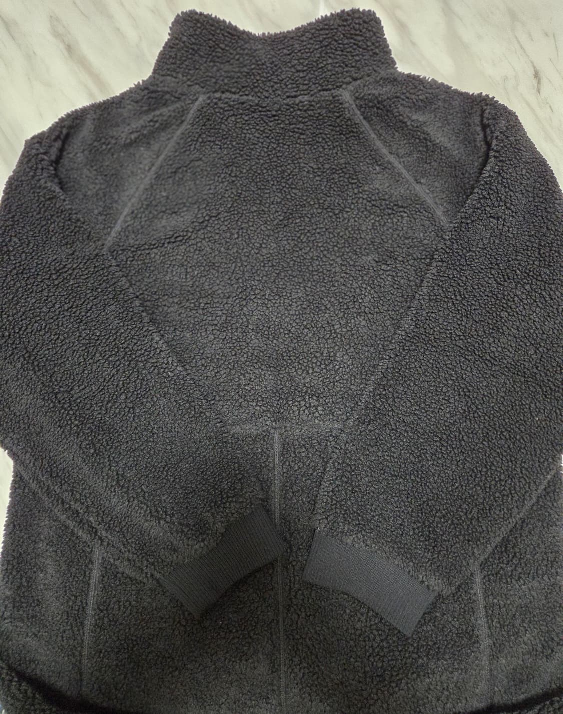 안다르 서스테이너블 쉐르파 롱 코트 상품이미지4