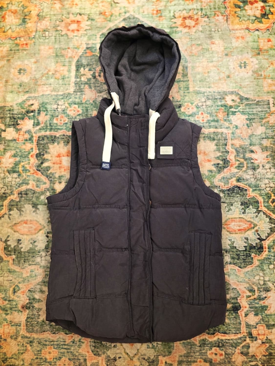 슈퍼드라이(Superdry) 아카데미 질레 다운후드조끼 상품이미지2