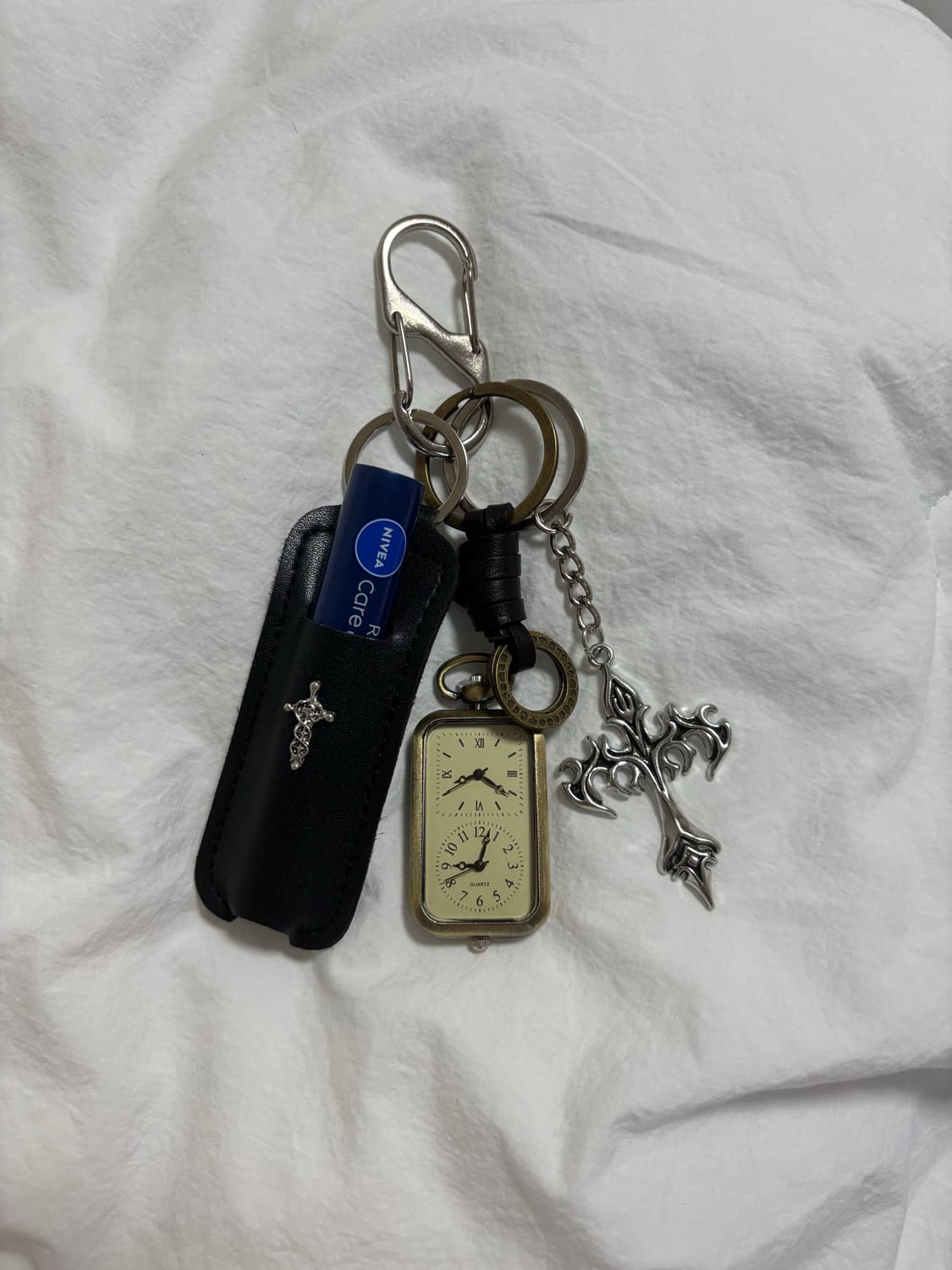 빈티지 시계 키링 키체인 상품이미지1