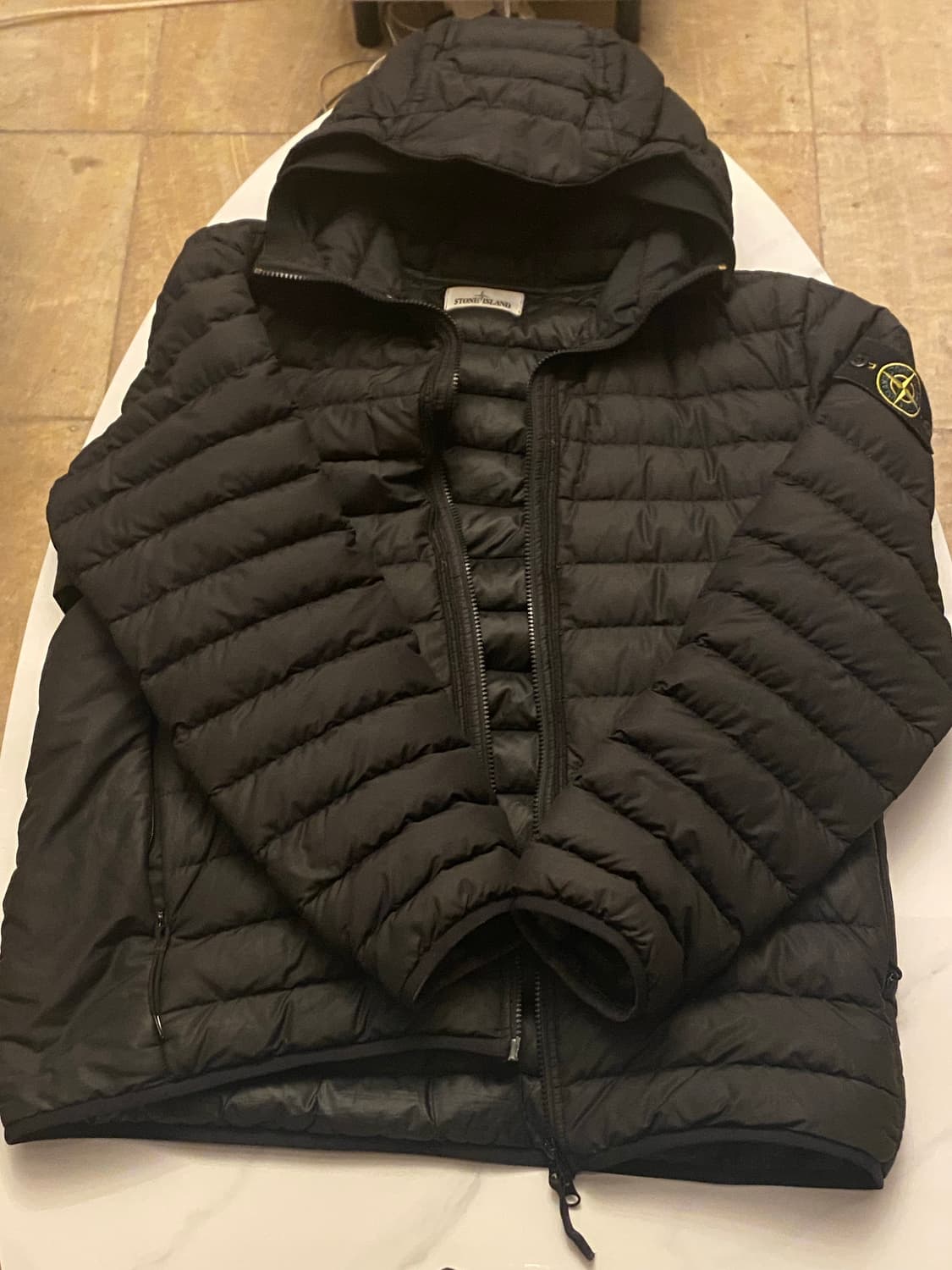 Stone Island 스톤아일랜드 나일론 텔라 후드 경량 패딩 XL 상품이미지1